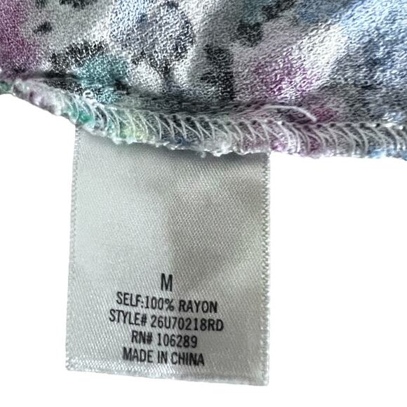 MI AMI Floral Spaghetti Strap Dress Ladies Size M - Picture 5 of 6